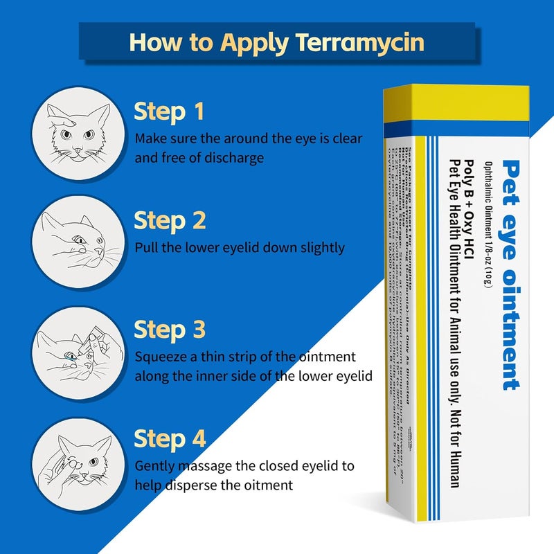 VivaElixir Pet Eye Health for Dogs, Cats, Cattle, Sheep, Horses, Birds and Puppies, Kitten - 1 Tube 0.35 oz /10g - Image 2
